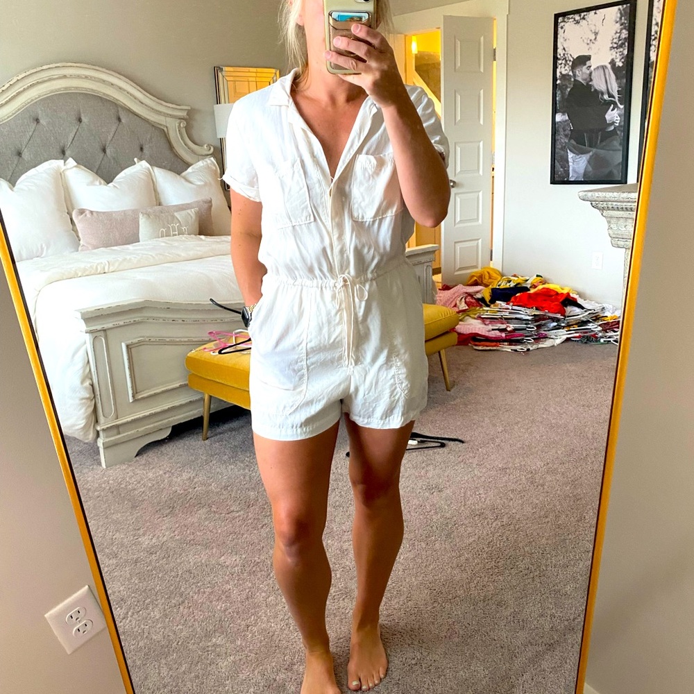Abercrombie white romper